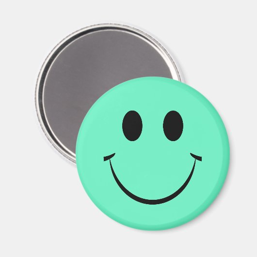 Green Happy Face Magneet (Voorkant / Achterkant)