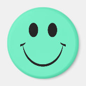 Green Happy Face Magneet (Voorkant)