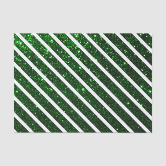 Green Happy xmas glitter luxe background Tissuepapier (Voorkant)