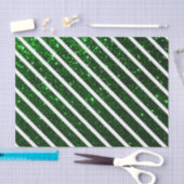 Green Happy xmas glitter luxe background Tissuepapier (Craft)