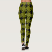 Green Harlequin Leggings (Achterkant)