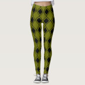 Green Harlequin Leggings (Voorkant)