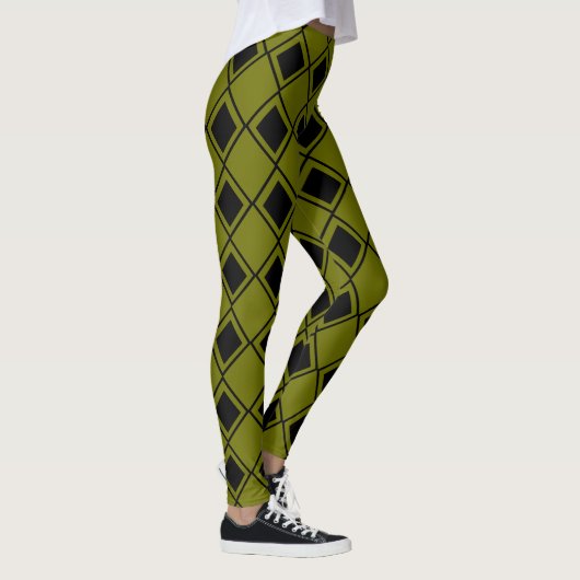 Green Harlequin Leggings (Rechts)