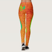 Green Harmony Leaf Leggings (Achterkant)