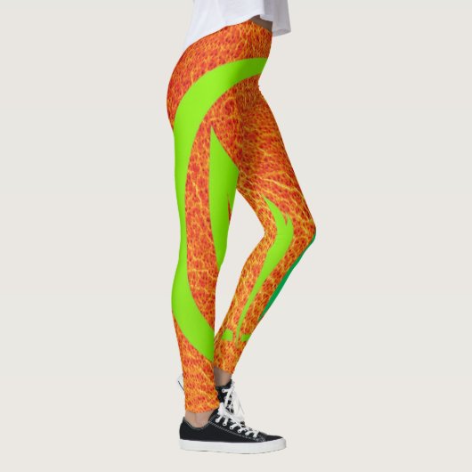 Green Harmony Leaf Leggings (Rechts)