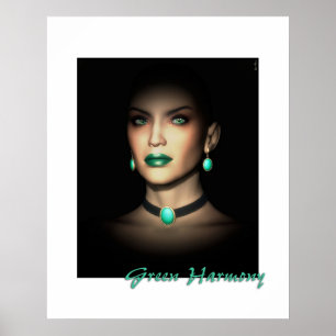Green Harmony Poster
