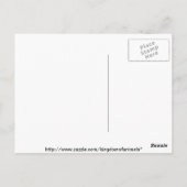 Green Hawaiian Gecko Rider Briefkaart (Achterkant)