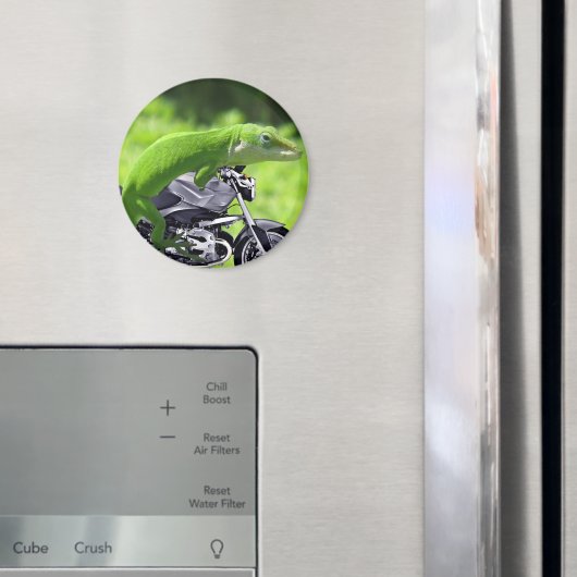 Green Hawaiian Gecko Rider Magneet (Insitu (Koelkast))