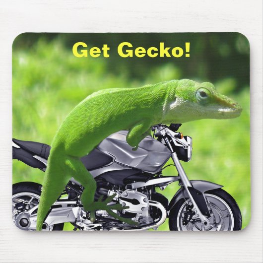 Green Hawaiian Gecko Rider Muismat (Voorkant)