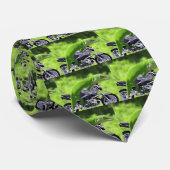 Green Hawaiian Gecko Rider Stropdas (Opgerold)