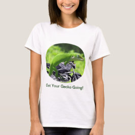 Green Hawaiian Gecko Rider T-shirt