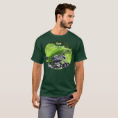 Green Hawaiian Gecko Rider T-shirt (Voorkant volledig)