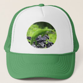 Green Hawaiian Gecko Rider Trucker Pet