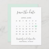 Green Heart Calender Budget Weddenschap Save the D (Voorkant / Achterkant)