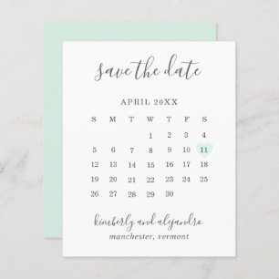 Green Heart Calender Budget Weddenschap Save the D