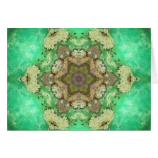 Green Heart Chakra Star Mandala