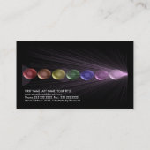 Green Heart Chakra Visitekaartje (Achterkant)