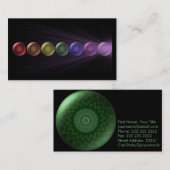 Green Heart Chakra Visitekaartje (Voorkant / Achterkant)