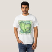 Green Heart Critical Care Nurse T-shirt (Voorkant volledig)