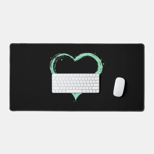 Green Heart Essential Bureaumat (Keyboard & Muis)