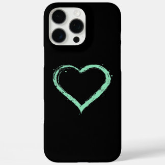 Green Heart Essential iPhone 16 Pro Max Hoesje