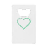 Green Heart Essential Creditkaart Flessenopener (Voorkant)