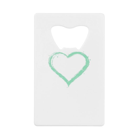 Green Heart Essential Creditkaart Flessenopener (Voorkant)