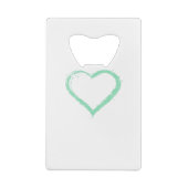Green Heart Essential Creditkaart Flessenopener (Achterkant)