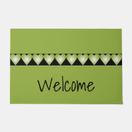 Green Heart Gedetailleerd Deurmat