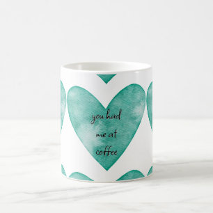 Green Heart Je had me bij Coffee Mok