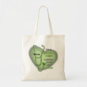Green Heart School Nurse Tote Bag (Voorkant)