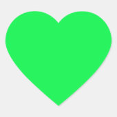 Green Heart Sticker (Voorkant)