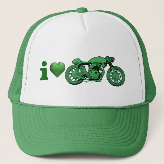 Green Heart - Valentijnse - St. Patrick's Day Trucker Pet (Voorkant)