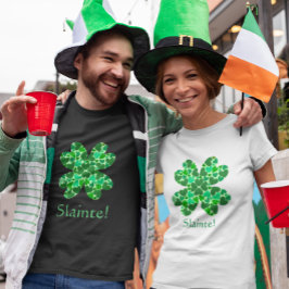 Green Hearts Shamrock St. Patrick's T-shirt