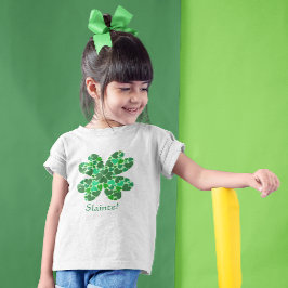 Green Hearts Shamrock St. Patrick's  T-shirt