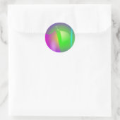 Green Helmet Ronde Sticker (Tas)