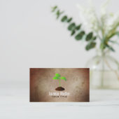 Green Herb-Visitekaartjes Visitekaartje (Staand voorkant)