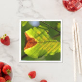 Green Herfst Leaf Servet (Insitu)
