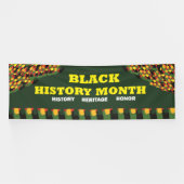 Green Heritage Banner - Black History Month (Horizontaal)