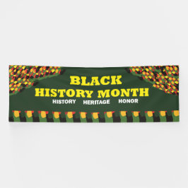 Green Heritage Banner - Black History Month