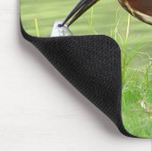 Green Heron met vis Mousepad 2 Muismat (Hoek)