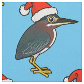 Green Heron Santa Stof (Close Up)