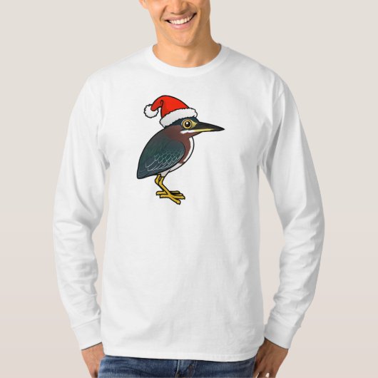 Green Heron Santa T-shirt (Voorkant)
