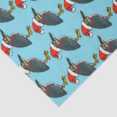Green Heron Santa Tissuepapier (Detail)