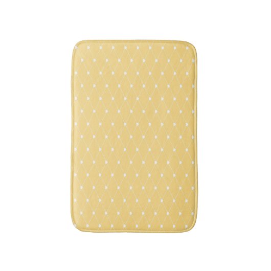 Green Herringbone Pattern Bath Mat (Voorkant Verticaal)