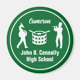 Green High School Marching Band gepersonaliseerd Magneet