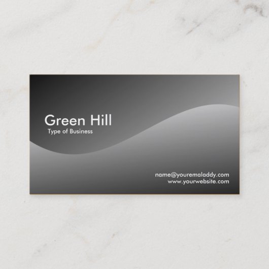 Green Hill 3 Visitekaartje (Voorkant)