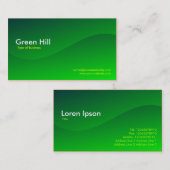 Green Hill Visitekaartje (Voorkant / Achterkant)