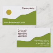 Green Hills 2 Visitekaartje (Voorkant / Achterkant)