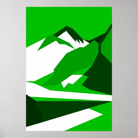 Green Himalaya Poster (Voorkant)